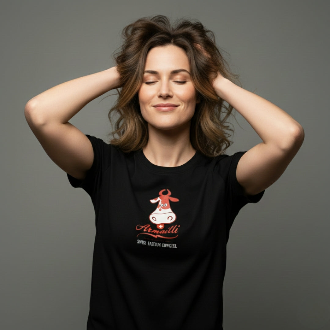 T-shirt femme Swiss Fashion Cowgirl