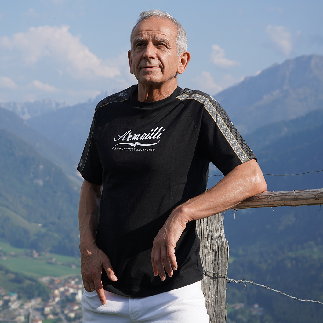 Armailli - Armailli Chemise Paysan Noir - Gruyère Heidi Alpes