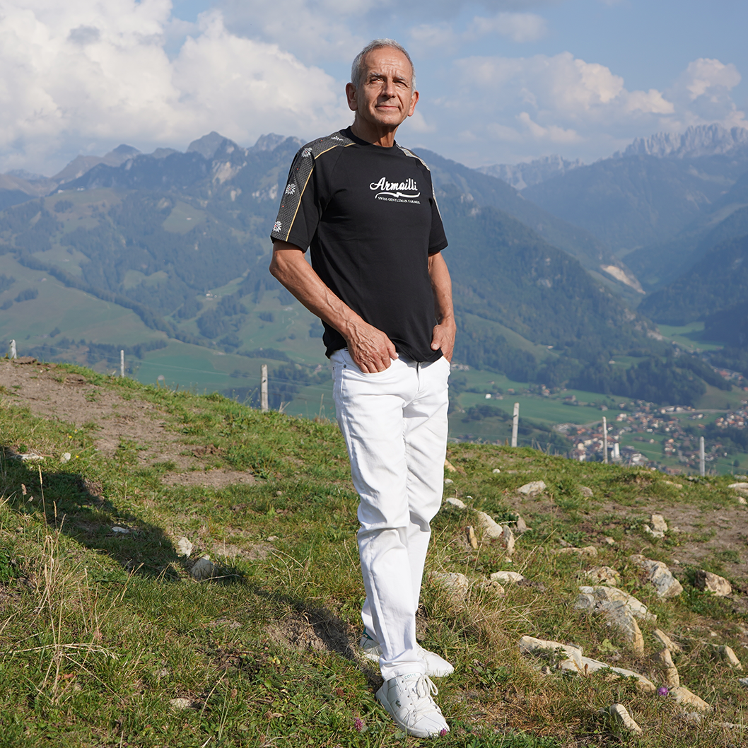 Armailli - Armailli Chemise Paysan Noir - Gruyère Heidi Alpes